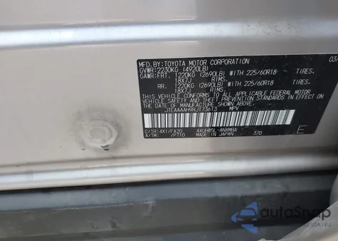 2024 Toyota Venza Le из США, поврежденный, VIN JTEAAAAH9RJ173613